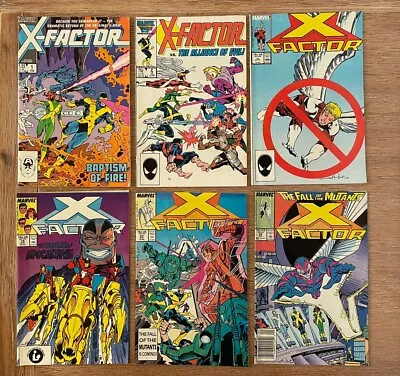 Buy X-factor #1, 5, 15, 19, 23, & 24 1987 1st App Of Archangel • 31.03£