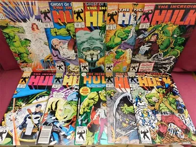 Buy Incredible Hulk 391 392 393 394 395 396 397 398 399 400 Marvel Comic Run 1992 Vf • 15.53£