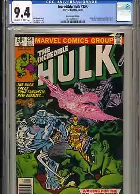 Buy Incredible Hulk #254 Cgc 9.4! First U-foes • 46.59£