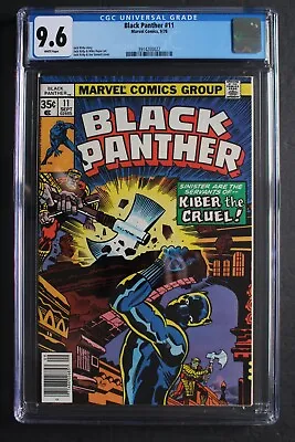 Buy BLACK PANTHER #11 Gets Vibranium Psychic Powers 1978 1st Frederick KIBER CGC 9.6 • 104.84£