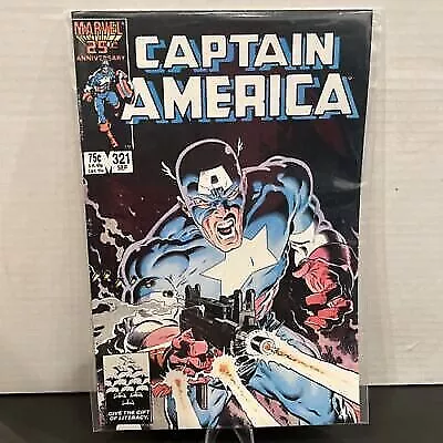 Buy 1986 Marvel Comics #321 Captain America VF +/- • 11.65£