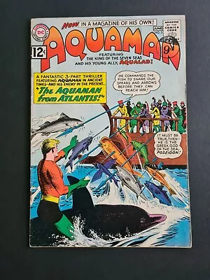 Buy Aquaman 3 DC Comics 1962 - The Aquaman From Atlantis With Aqualad - Silver Age • 50£