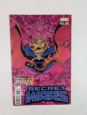 Buy SECRET WARS # 3  Marvel Comic  August 2015 NM  Dr Gwen Stacey Variant Dr Gwange • 6.99£