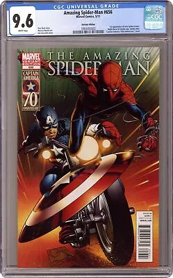 Buy Amazing Spider-Man #656B Quesada Cap 70th Anniversary 1:15 CGC 9.6 2011 • 33.45£