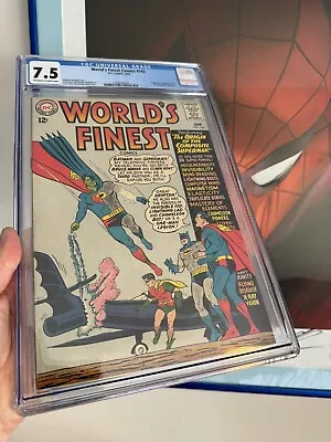 Buy World’s Finest 142 1st Composite Superman Scarce Iconic Batman Cover CGC 🚀🚀 • 172£