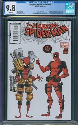 Buy Amazing Spider-Man #611 - CGC 9.8 NM/M! - Deadpool, Madame Web, Spider-Woman!!! • 112.60£