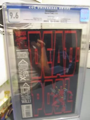 Buy DEADPOOL #1 Of 4 LS THE CIRCLE CHASE CGC 9.6 NM+ KEY 1ST SOLO EMBOSSED COVER • 77.65£