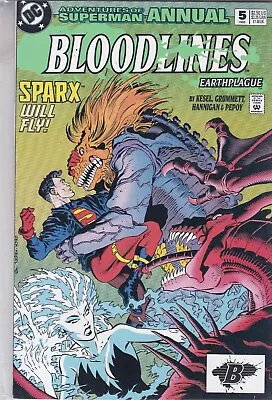 Buy Dc Comics The Adventures Of Superman Vol. 1 Annual #5 Oct 1993 Same Day Dispatch • 4.99£