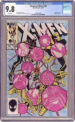 Buy Uncanny X-Men #188D CGC 9.8 1984 4385165023 • 69.89£