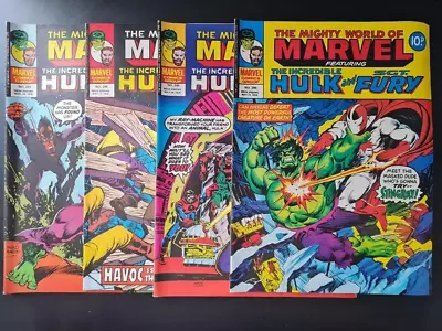 Buy The Mighty World Of Marvel #287 #294 #295 #296 Hulk Marvel Uk Weekly 1978 • 1.99£