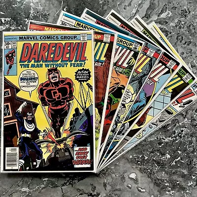 Buy Daredevil 1977 Near Complete 141 142 143 144 147 148 149 Lot; Mostly High Grade • 86.16£