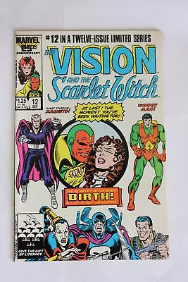 Buy The Vision And The Scarlet Witch #12 Newsstand Edition (1986) NM • 11.64£