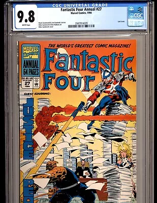 Buy Fantastic Four Annual #27 CGC 9.8 1994 1st Appearance TVA Time Variant Authority • 111.21£