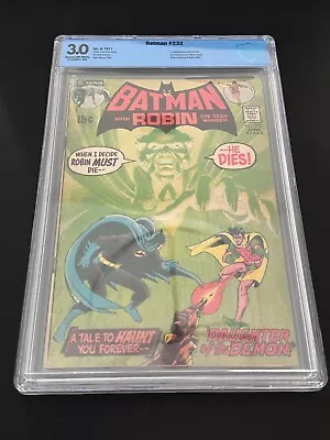 Buy Batman #232 CBCS 3.0 1971 Ist App. Ra's Al Ghul • 252.40£