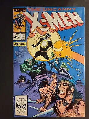 Buy Uncanny X-Men # 249 - HIGHER GRADE - 1st Appearance Of Whiteout - Marvel 1989 • 15.53£