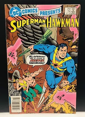 Buy SUPERMAN AND HAWKMAN #74 Comic , Dc Comics Newsstand • 7.39£