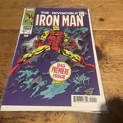 Buy IRON MAN #1 FACSIMILE EDITION New Bagged And Boarded By Marvel Comic • 7£