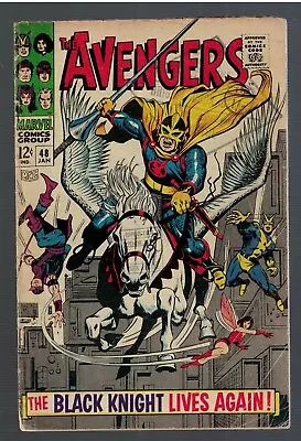 Buy Marvel Comics Avengers 48 3.5 VG- 1st Appearance Black Knight In This Title 1968 • 99.99£