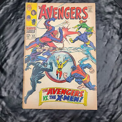 Buy Avengers #53 June 1968, X-Men Vs Avengers, Silver Age Marvel Comic✨ • 42.67£