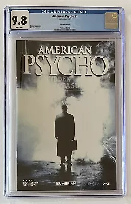 Buy AMERICAN PSYCHO #1 • CGC 9.8 • 1:25 Variant Cover F • PHOTO CVR Patrick Bateman • 135.90£