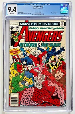 Buy Avengers #161 CGC 9.4 NM Marvel Comics July 1977 1st Series • 96.30£