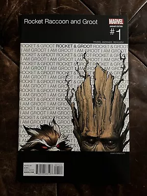 Buy ROCKET RACCON AND GROOT #1 Hip Hop Homage Cover Marvel Comics!!! • 15.21£