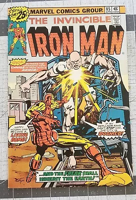 Buy Iron Man #85 (Marvel, 1976) The Freak (Happy Hogan) Appearance FN/VF • 4.65£