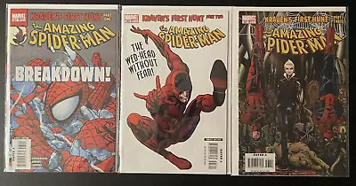 Buy Amazing Spider-Man Kravens First Hunt Parts 1-3 (#565-567) Set 1st Ana Kravinoff • 26.37£