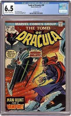 Buy Tomb Of Dracula #20 CGC 6.5 1974 4049347018 • 41.94£