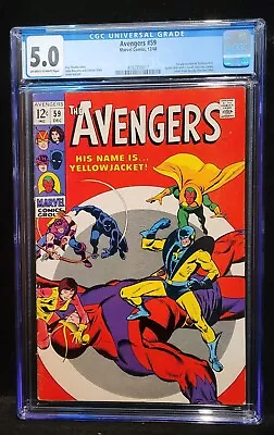 Buy Avengers #59 (1968)  CGC 5.0 Yellowjacket • 46.60£