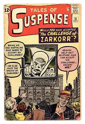 Buy Tales Of Suspense #35 GD- 1.8 1962 • 41.94£