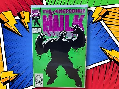 Buy 1990 Marvel Comics The Incredible Hulk Volume 1 #377 Comic Book Key Issue • 15.53£