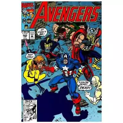 Buy Avengers #343  - 1963 Series Marvel Comics NM Full Description Below [w@ • 7.53£