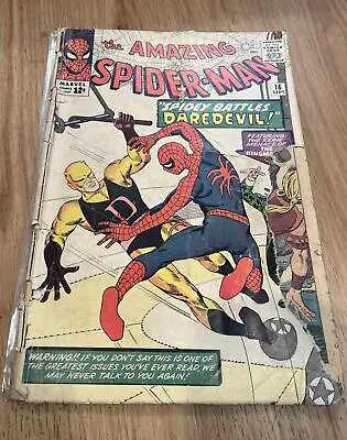 Buy Amazing Spider-Man #16 Marvel Comics 1964 Daredevil Ap. Low Grade Silver Age KEY • 128.14£