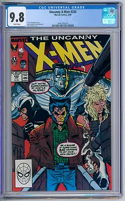 Buy Uncanny X-Men 245 CGC Graded 9.8 NM/MT Rob Liefeld Marvel Comics 1989 • 77.62£