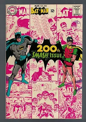 Buy Dc Comics Batman 1st Neal Adams Cover 200 F/VFN 7.0 • 129.99£