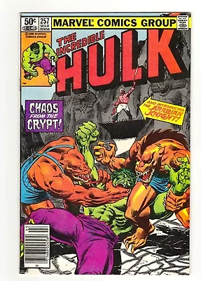 Buy Incredible Hulk #257 1st App Of Gog & Magog & Nephut-Sha Only App Arabian Knight • 7.76£