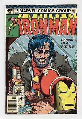 Buy Iron Man #128D FN- 5.5 1979 Classic Demon In A Bottle Alcoholism Story • 85.58£