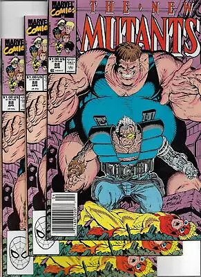 Buy THE NEW MUTANTS #88 1990 VERY FINE-NEAR MINT 9.0 4793 CABLE Three Issues • 7.73£