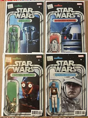 Buy Marvel Star Wars #26 27 28 29 | Action Figure Variants | 2-1B R2-D2 C3P0 Luke • 28.50£