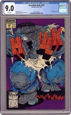Buy Incredible Hulk #345 CGC 9.0 1988 4212557003 • 85.43£