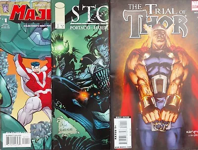 Buy 175: DC/Marvel Bundle - Majestic (2005)  #1, Stone #1 (1999) , Thor #1 (2009) • 9.90£