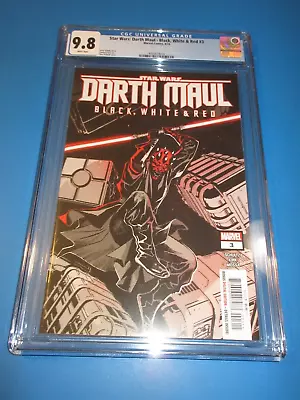 Buy Star Wars Darth Maul Black White And Red #3 CGC 9.8 NM/M Gorgeous Gem Wow • 54.35£