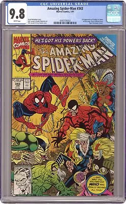 Buy Amazing Spider-Man #343 CGC 9.8 1991 4360706003 • 104.84£