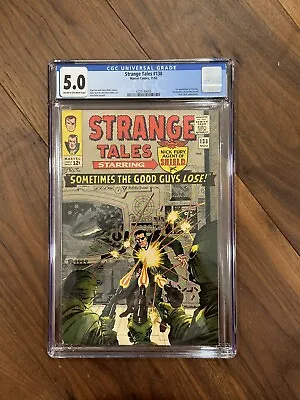 Buy Strange Tales #138 CGC 5.0 Cream To Off White 1st Appearance Of Eternity, 11/65 • 89.31£