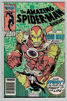 Buy Amazing Spiderman Annual 20 Iron Man 2020 1st Appear Marvel Comics 1986 VF • 6.99£