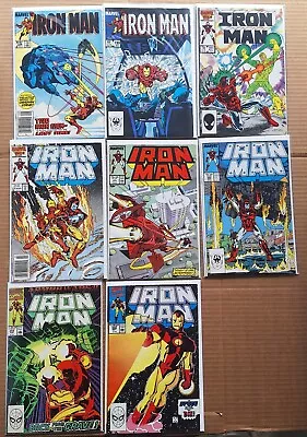 Buy Invincible Iron Man Bronze Age Comic Lot 198,199,211,216,217,222,256,259(1977) • 11.65£