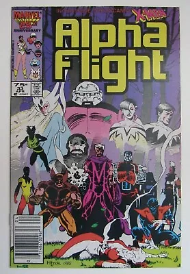 Buy Alpha Flight #33 (1986) Newsstand 1st Lady Deathstrike VF 8.0 LK147 • 9.30£