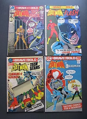Buy BRAVE & THE BOLD Lot Of 4 BATMAN Comics 96 99 102 104 DC Sgt Rock Flash Deadman • 12.43£