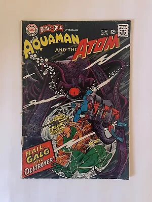 Buy Brave And The Bold (1967) #73 Aquaman & Atom, 1st App. Nuidis Vulko • 7.76£